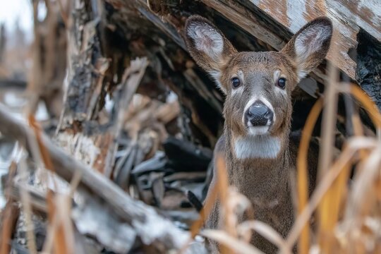 Odocoileus virginianus, also known as white-tailed deer, can be found in the Curu Wildlife Reserve in Costa Rica