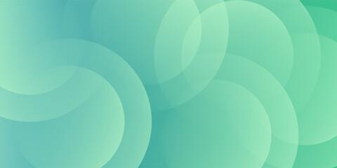 Minimalist abstract background, green gradation,circle mmephis background, colorful,vector illustration