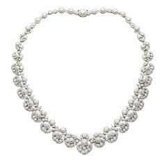 round frame made of diamonds