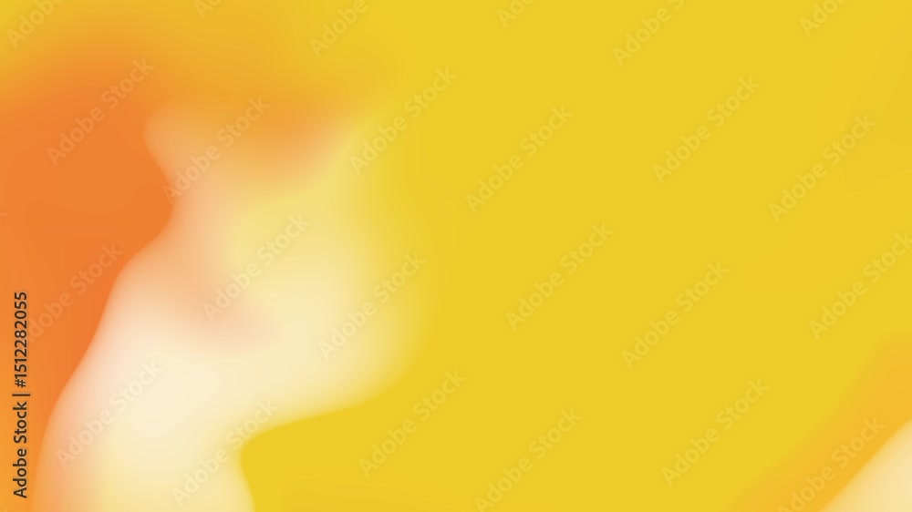 Aufkleber vibrant yellow gradient background smooth texture soft light transitions versatile video footage mot
