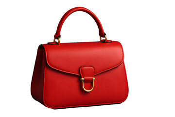 red bag isolated on white