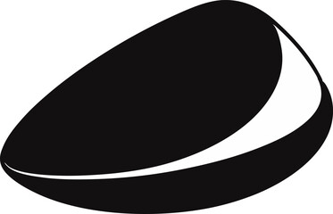 Beauty Blender Sponge Silhouette Vector Illustration