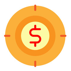 Budget Timeline Vector Flat Icon Design