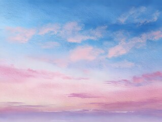 Obraz premium Sky with pastel - colored clouds
