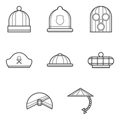 head gear clip art set