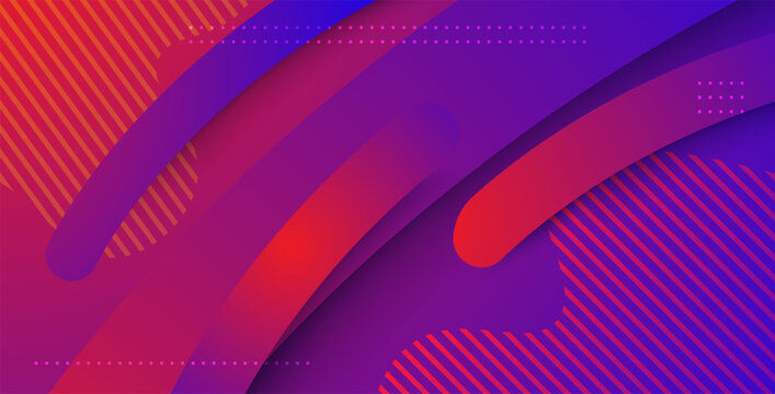 abstract colorful purple with circle geometric shape composition design background. eps10 vector