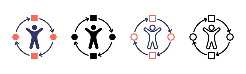 Adaptability icon sheet multiple style collection