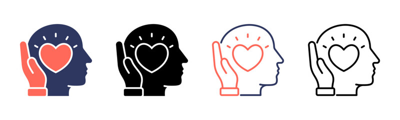 Empathy icon sheet multiple style collection