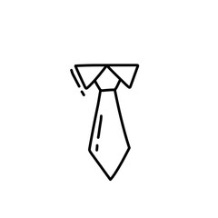 tie handrawn doodle