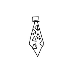 tie handrawn doodle