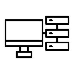 Desktop Computer Network Connection