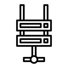 Obraz premium Router Signal Connection