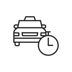 taxi service icon element