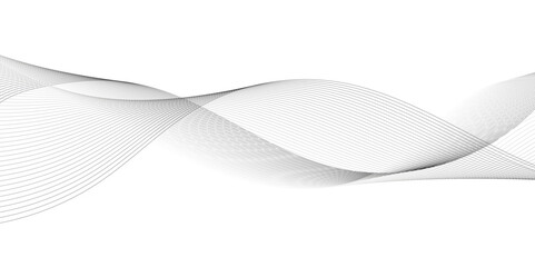 Abstract wavy curve lines background. Abstract frequency sound wave lines and technology curve lines background. Abstract business wave curve lines background. Vector illustration.