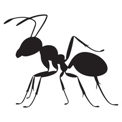 black ant vector. eps 10