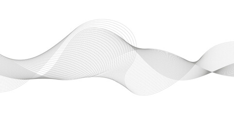 Abstract wave elements. Seamless wave pattern. Wavy curve line art striped graphic template. wavy horizontal lines. Vector border design element