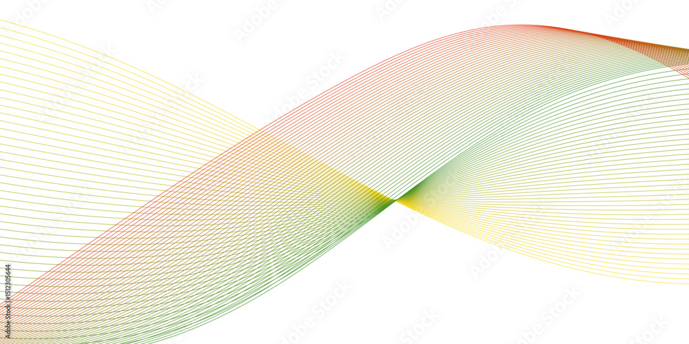 Poster abstract colorful glowing wave curved lines background. abstract frequency sound wave lines and tech