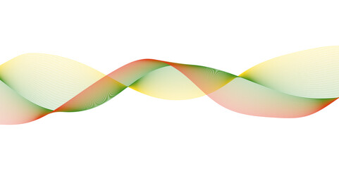 Abstract colorful glowing wave curved lines background.  Abstract frequency sound wave lines and technology curve lines background. Design used for banner, template, science, business and many more.