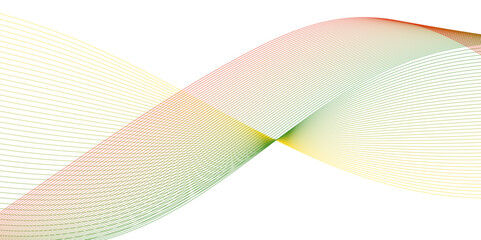 Abstract colorful glowing wave curved lines background.  Abstract frequency sound wave lines and technology curve lines background. Design used for banner, template, science, business and many more.