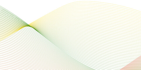 Abstract colorful glowing wave curved lines background.  Abstract frequency sound wave lines and technology curve lines background. Design used for banner, template, science, business and many more.