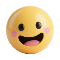 Fototapeta premium Happy Emoji Face