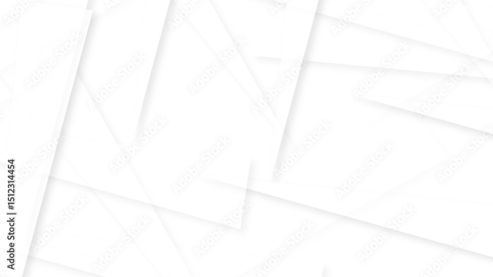 Poster abstract background with white paper texture design modern, geometric design with seamless abstract 