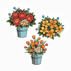 bouquet of colorful flowers