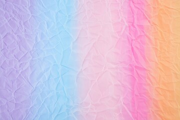 Pastel Rainbow Crinkled Texture Background