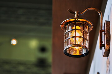 アンティーク調の電灯