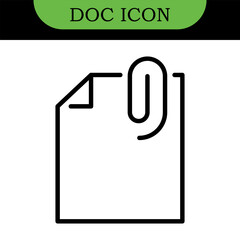 Document Line Editable Icons set. Vector illustration in thin line modern style of paper documentation icons: tables, analytics, questionnaire, and more. Isolated on white