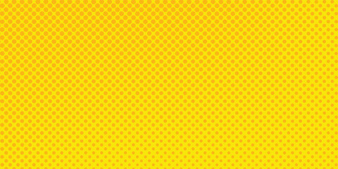 Dots halftone yellow color pattern gradient grunge texture background. Dots pop art comics sport style vector modern dotted