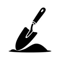 Beautiful Trowel vector art illustration 