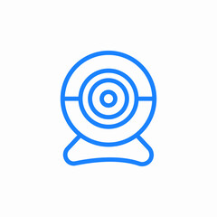 web camera icon sign vector