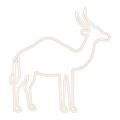 deer vector illustration