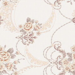 Captivating Hand Crafted Geometric Curly Floral Illustration Works