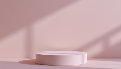 minimalist beige natural podium with violet tones, subject positioned at the bottom, elegant and modern, clear copy space at the top for photos.