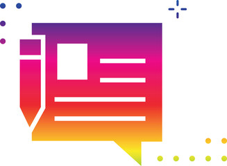 Document with pen, Form icons. Line, glyph and colorful version. Sheet of paper and pen outline and filled vector illustration. Different style icons