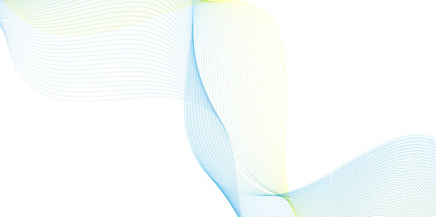 Abstract digital stylized black and grey curved wavy line art element for design white Striped line texture background. Vector illustration.	