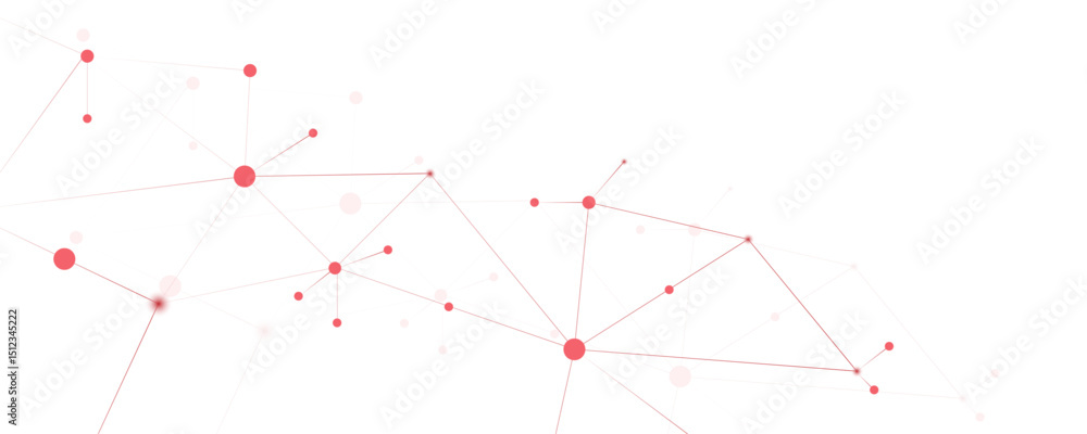 Poster abstract white red digital technology futuristic communication high tech concept background. technol