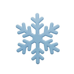Light blue snowflake icon