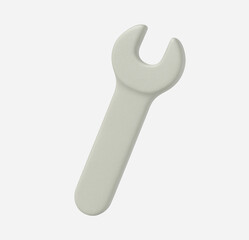 wrench isolated on white background