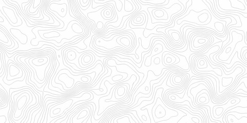 Minimal Lines Topographic contour lines grid map seamless pattern. Geographic mountain relief. Abstract lines background. Contour maps. illustration, Topo contour map design.