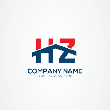 HZZ H Creative Modern Letters Logo Design Element