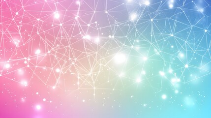 Abstract Pastel Network Connection Background