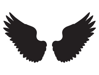 Angle Wing Silhouette