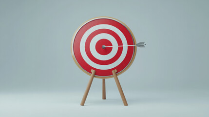 Perfect Shot Concept – 3D Archery Bullseye Hit