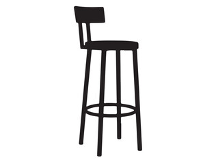 Bar Stool Silhouette