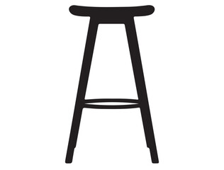 Bar Stool Silhouette