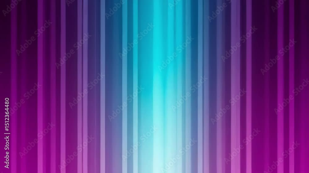 Poster abstract background with blue and purple vertical lines and gradient effect