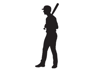 Baseball Player Silhouette